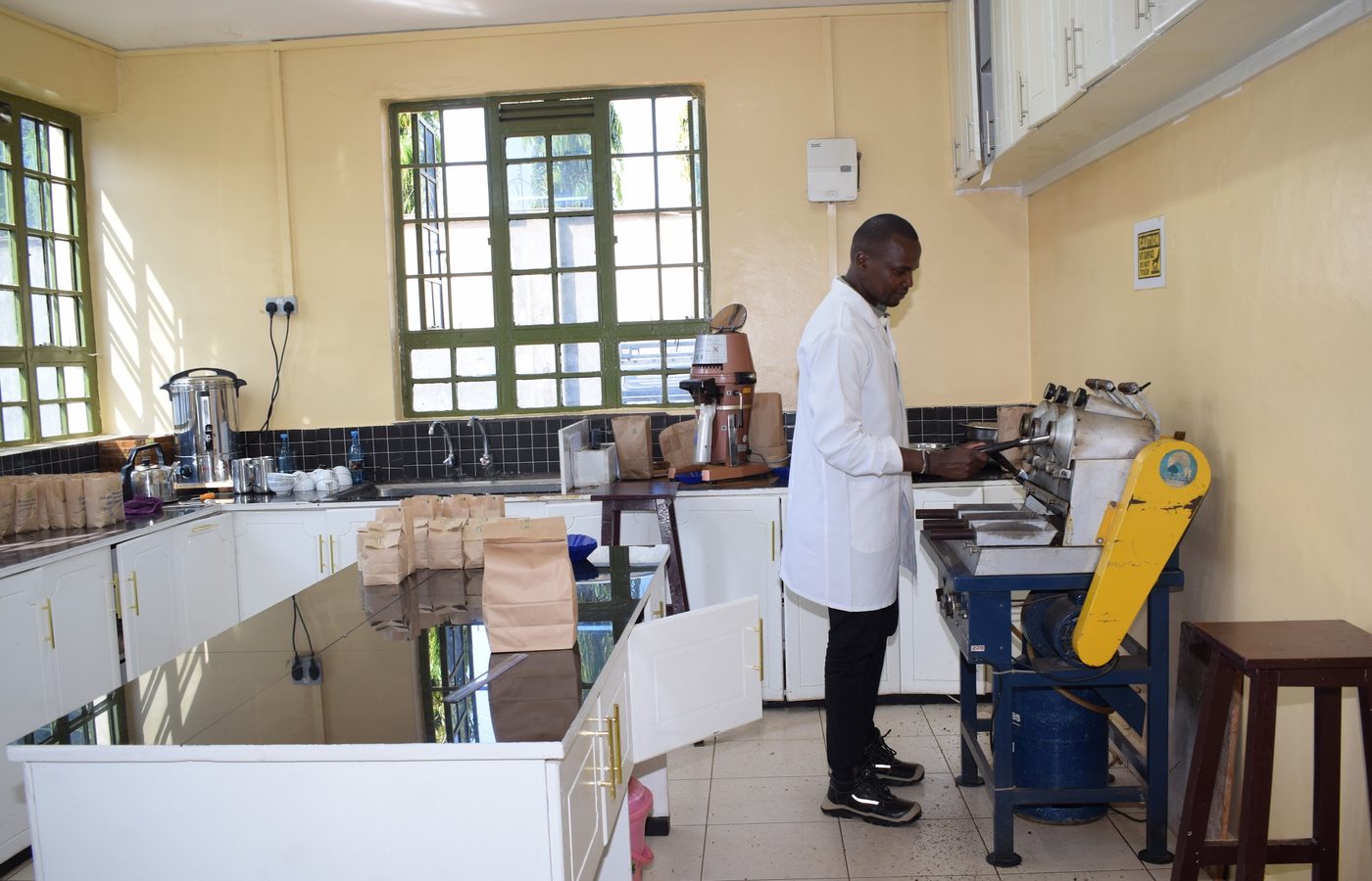 The Union cupping laboratory