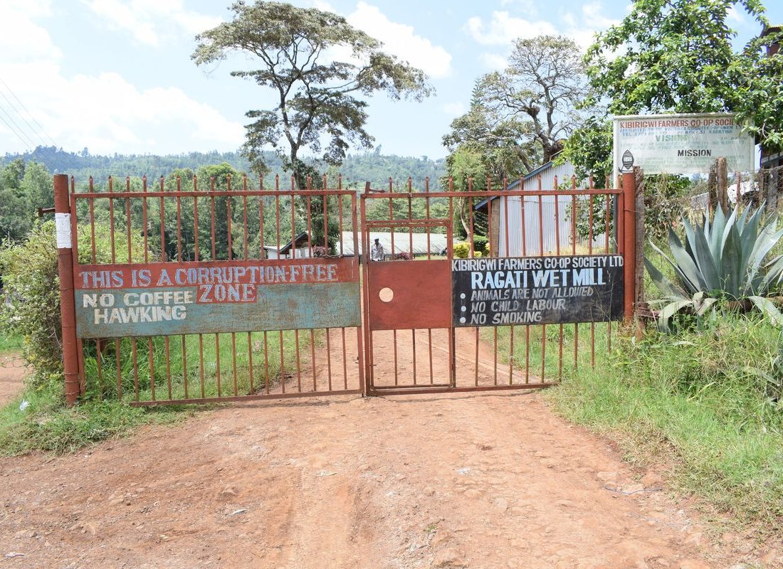 Kibirigwi FCS — The factory gate